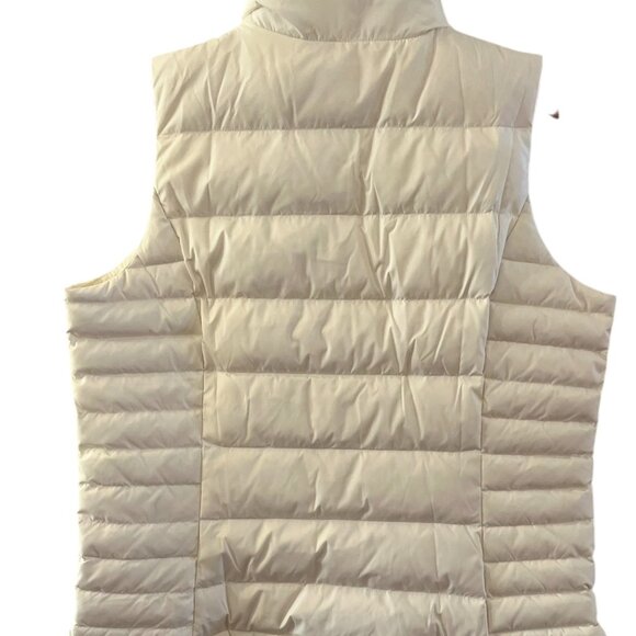 Lands' End Woman's White 600 Down-Filled Outdoor Vest Sz XL - Picture 3 of 7